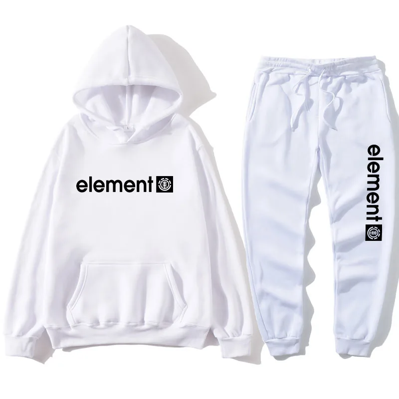 

Cross border new autumn and winter Plush sweater men's and women's fashion letter element printing loose sweater hooded suit