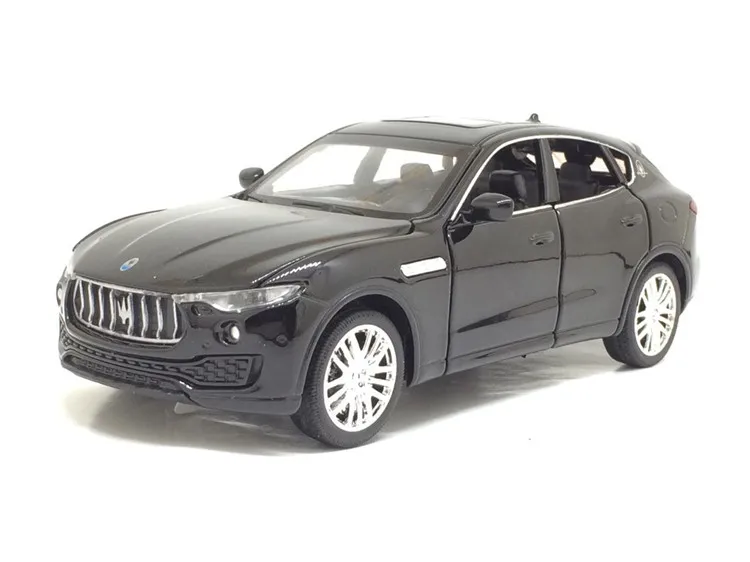 D 1:32 Maserati Levante SUV сплав Игрушечная модель транспортных средств с откатной спинкой шесть открытых дверей детская Подарочная Коллекция - Цвет: D