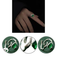 classic unisex ring hip hop wear resistant open adjustable finger band simple ring finger ring