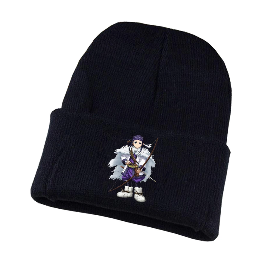 

Golden Kamuy Knitted hat Cosplay hat Unisex Print Adult Casual Cotton hat teenagers winter Knitted Cap