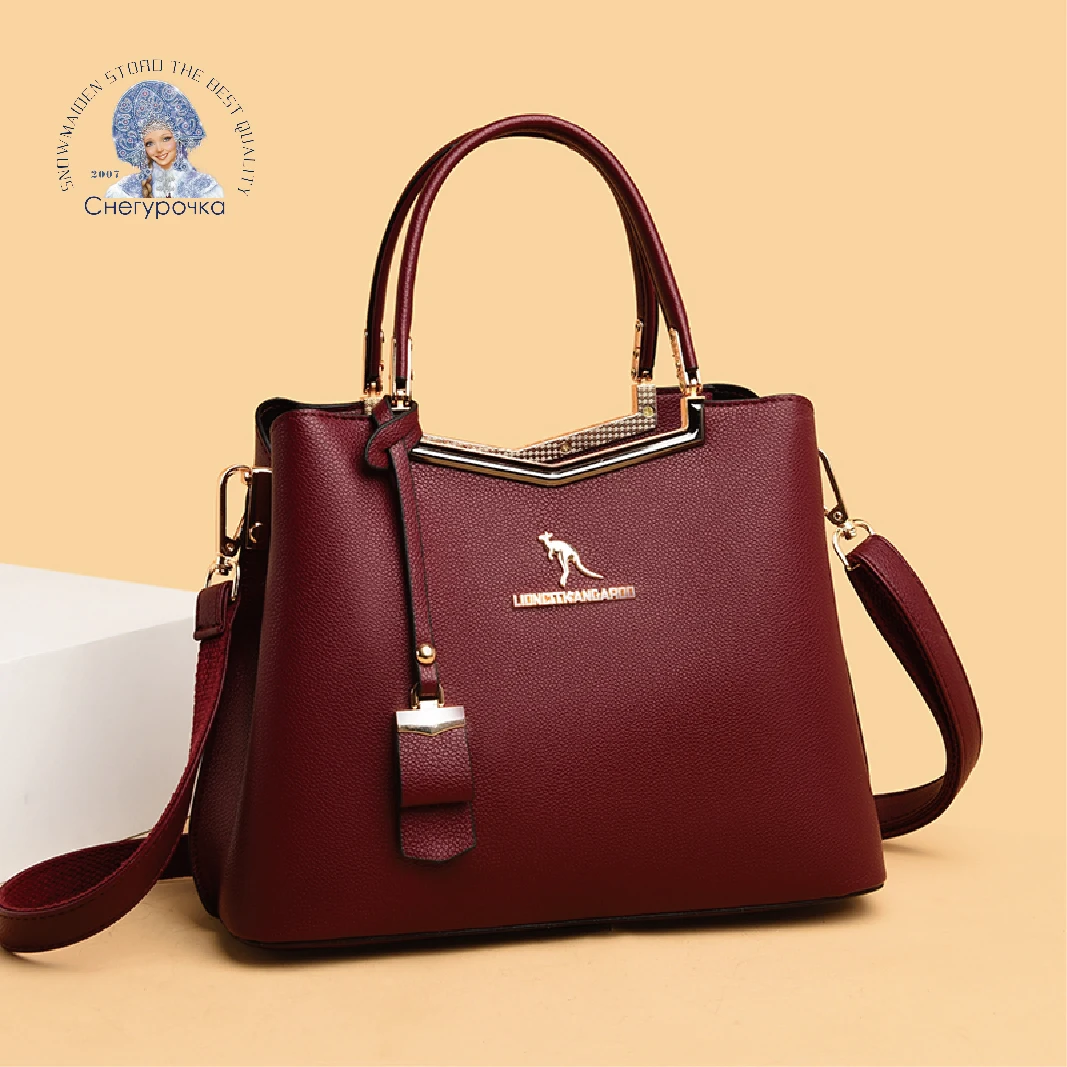 

Ladies Handbags For Women High Quality Material Red Green Khaki Handbags Classic Fashion Luxury Shoulder Bag Messenger Bag