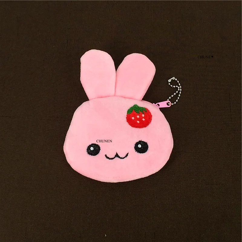 Маленькая девочка кролик 10 см плюшевая хлопковая Сумочка брелок сумка с игрушкой