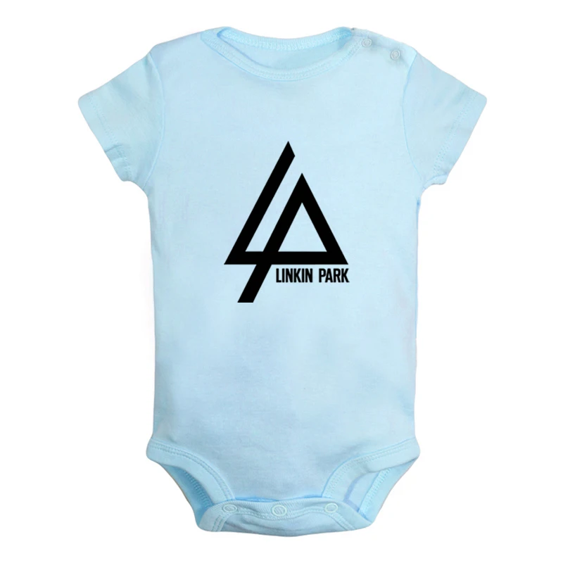 JcBaby2148BLD Забавные популярные комплекты одежды для новорожденных мальчиков и девочек в стиле Linkin Park Symbol LP; комбинезон с принтом; боди для младенцев; комплекты одежды из хлопка - Цвет: JcBaby2148BLD