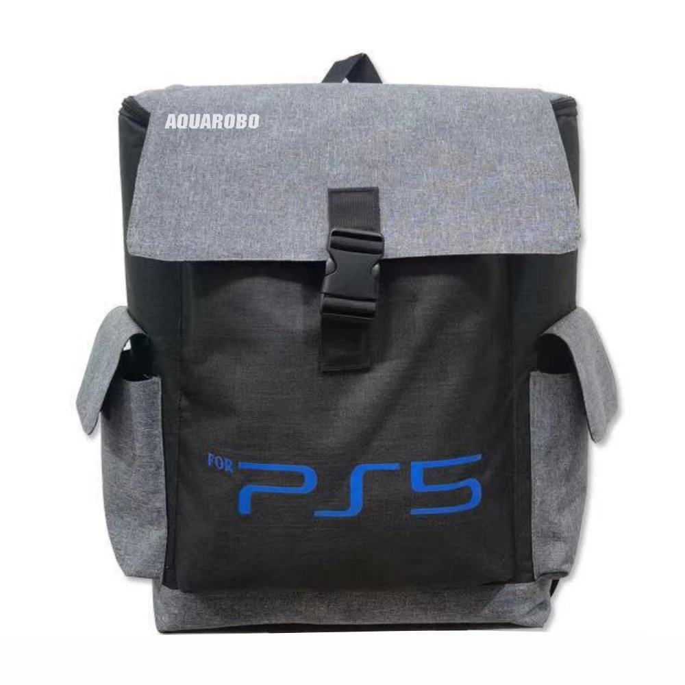 

PS5 storage bag PS5 travel bag waterproof and shockproof nylon fabric large capacity full set of storage backpack can store PS5