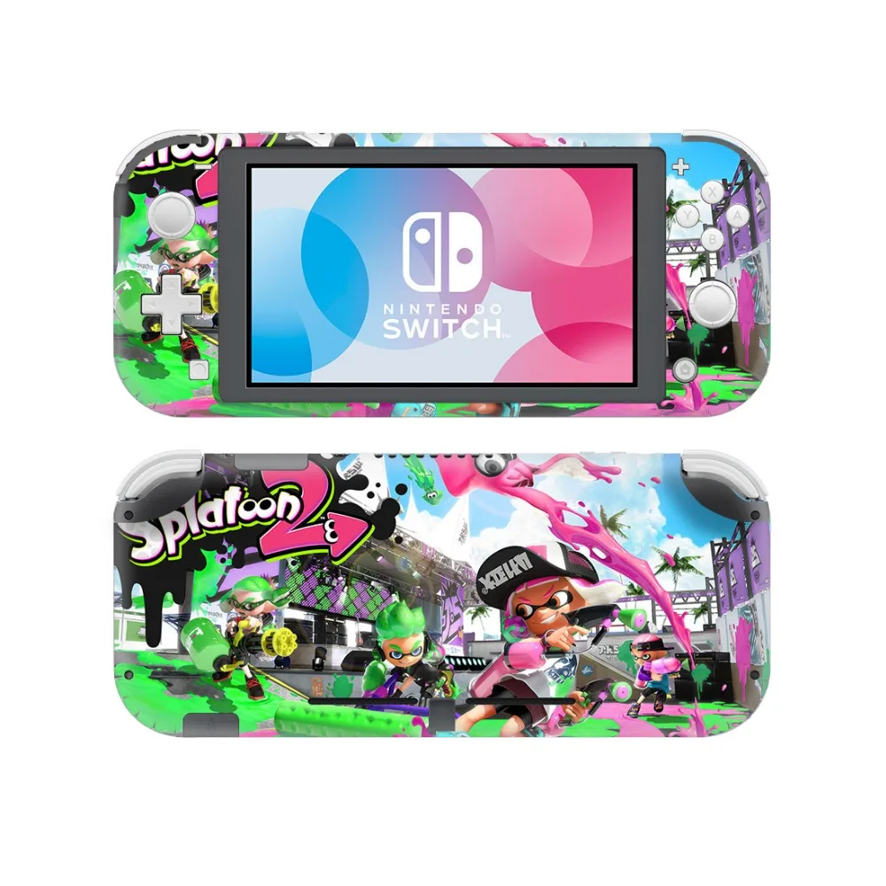 Splatoon 2 наклейка на кожу для nintendo Switch Lite консоль и контроллер протектор Joy-con NAND переключатель Lite наклейка на кожу