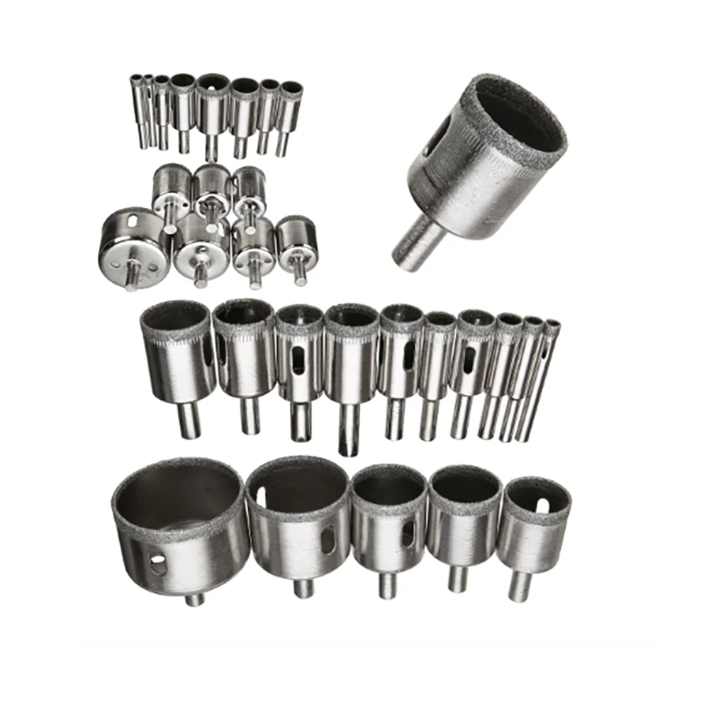 15 шт. мраморная Алмазная коронка пила сверло Сделано в Китае для 6 мм-50 мм стекла