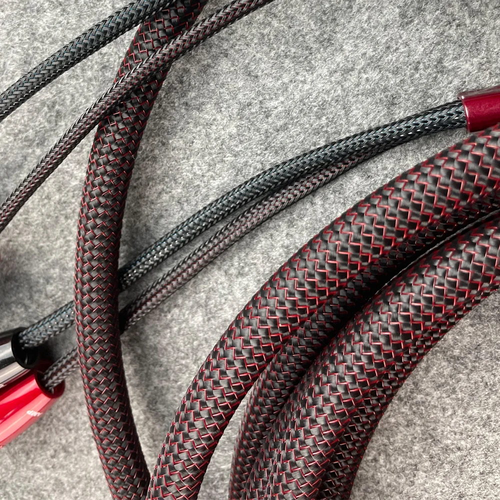 HI-End аудиокабель для динамика Тип 9 + твердый шт Чистая медь Star-Quad серебристый