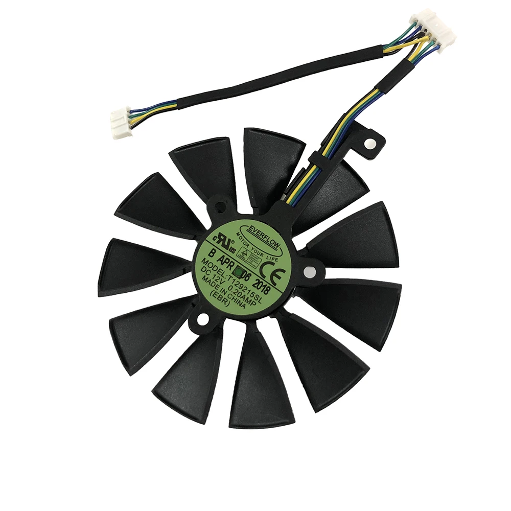 T129215SH /T129215SL 12V 0.30A 87 мм Размеры 3 отверстия вентилятор для ASUS ROG STRIX RTX 2070 O8G игровая