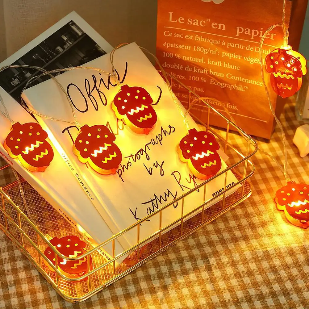 10 светодиодов сосновый конус/ананас Железный художественный светильник