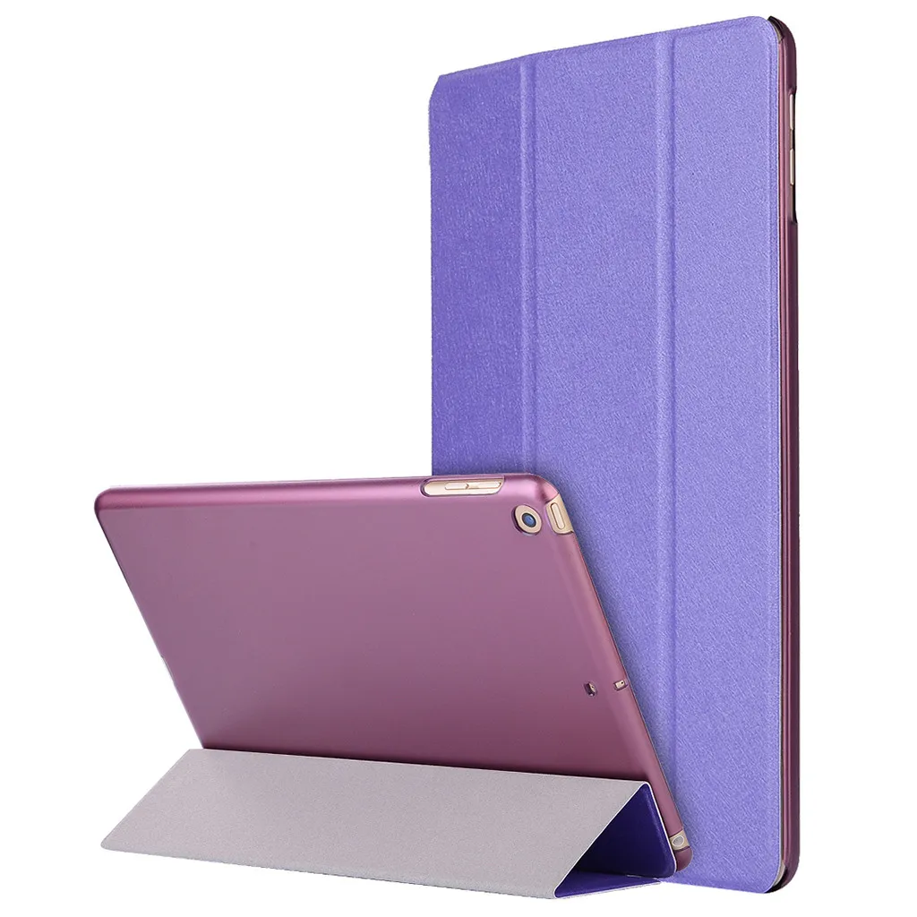 Purple Жесткий чехол из ПК Жесткий Чехол для ipad 10," 7-го поколения чехол для планшета Прочный и моющийся для apple ipad Авто Пробуждение - Цвет: Purple