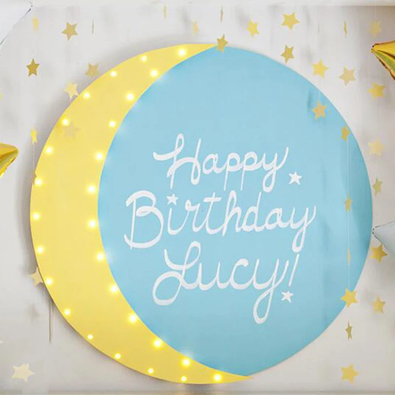 2 м правая Золотая Серебряная Звезда декоративная бумага для вечеринок гирлянды