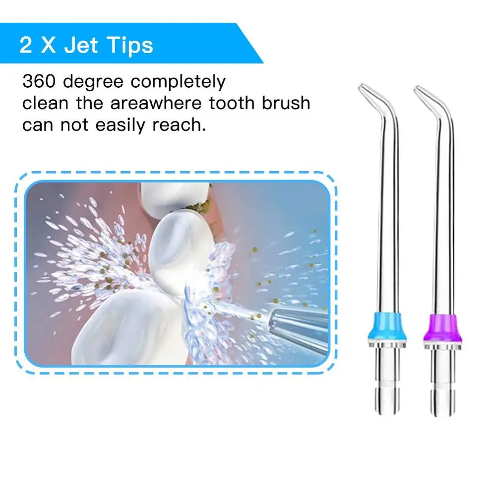 

Portable Jet Tips Nozzles Sets for h2ofloss Oral Irrigator Dental Water Flosser Teeth Cleaner Replacement Accessory With Box