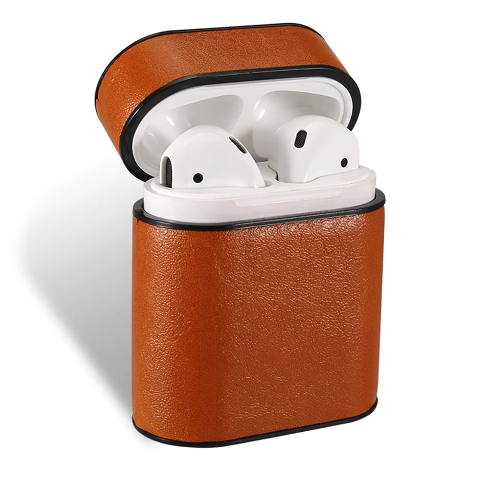 069K Чехол для наушников для Apple Airpods 2, чехол, кожаный защитный чехол для Apple Air Pods, наушники, роскошная коробка, наушники, аксессуары, сумки - Цвет: 069K