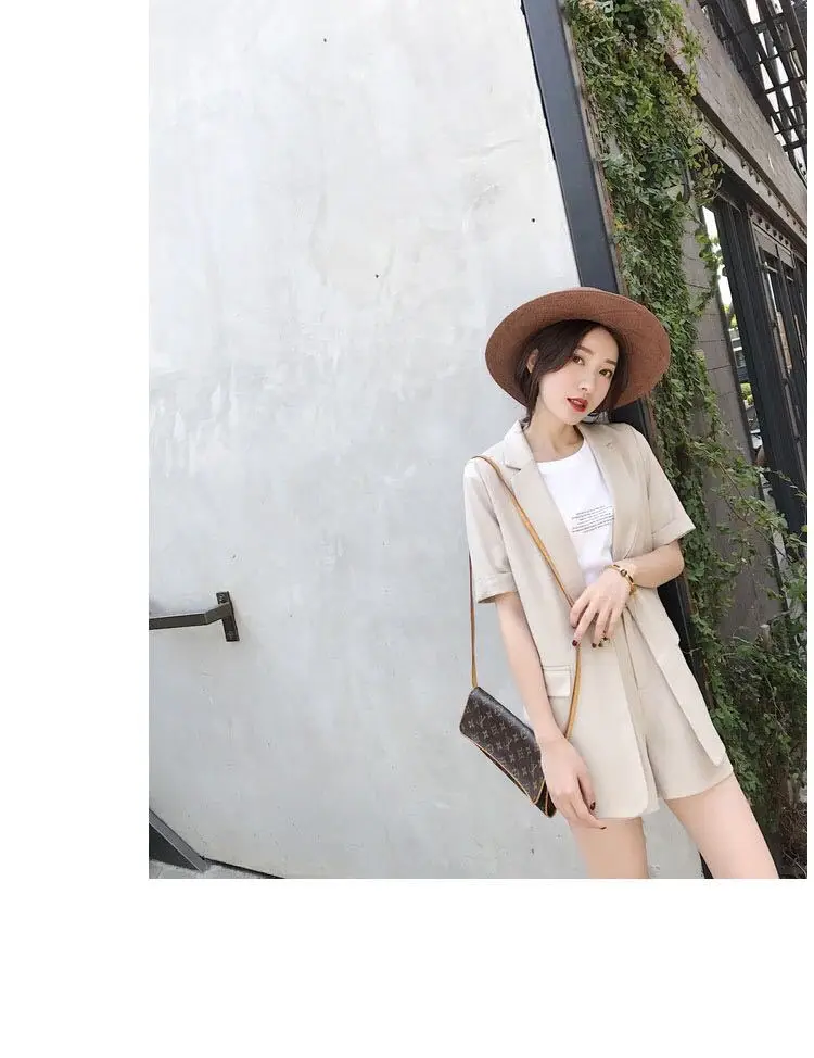 

Women plus size Spring Summer Pants Suits Office Lady Two-Piece Set Female casual Blazer Jacket+ Trousers Slim Fit women clothes