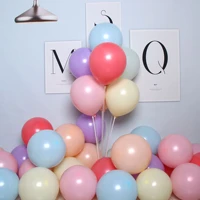 100pcs 12 inch 2 8g macaron balloon monocolor thick latex balloon knot wedding birthday party decorative balloon