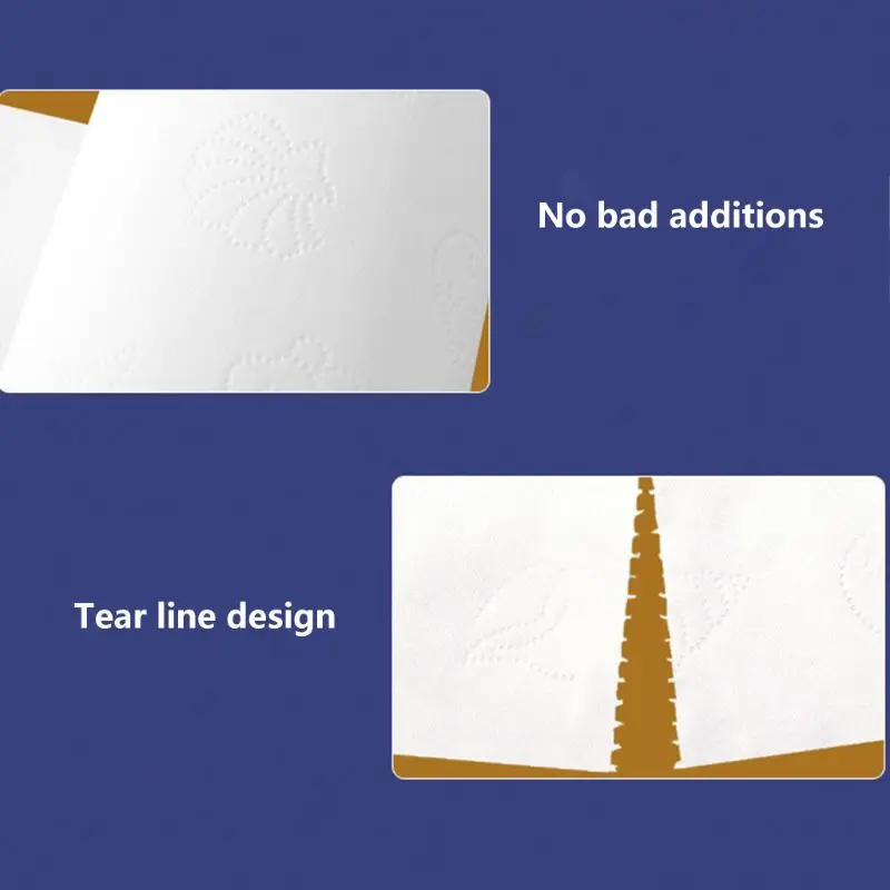 

21 Rolls Toilet Paper Comfort Care Stronge 4-Layers Bath Tissue Hand Towels 11UF