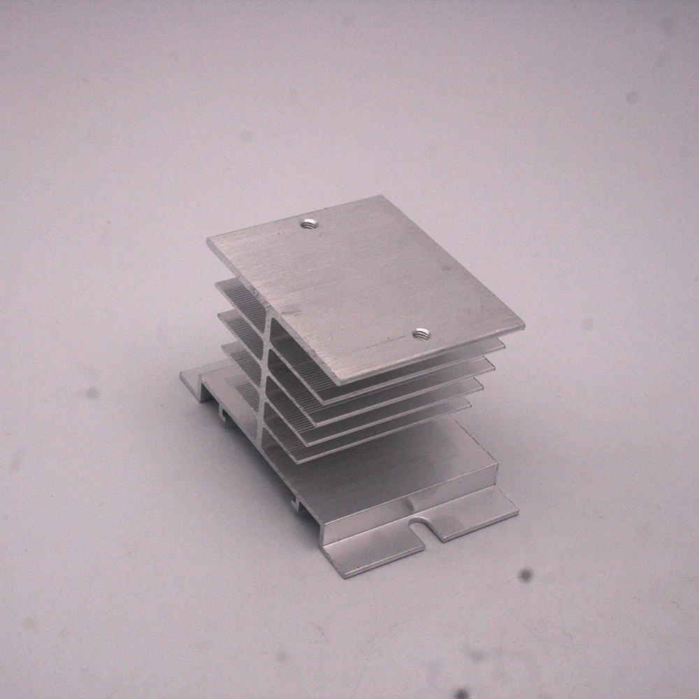 Однофазный радиатор SSR твердотельное реле алюминиевый 10-40A 60-80A 100A для рассеивания