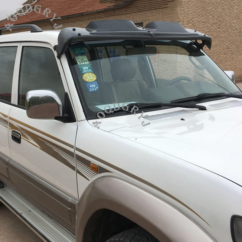 Автомобильный Стайлинг для Toyota Land Cruiser Prado LC90 FJ95 1998-2002 Прозрачный передний спойлер