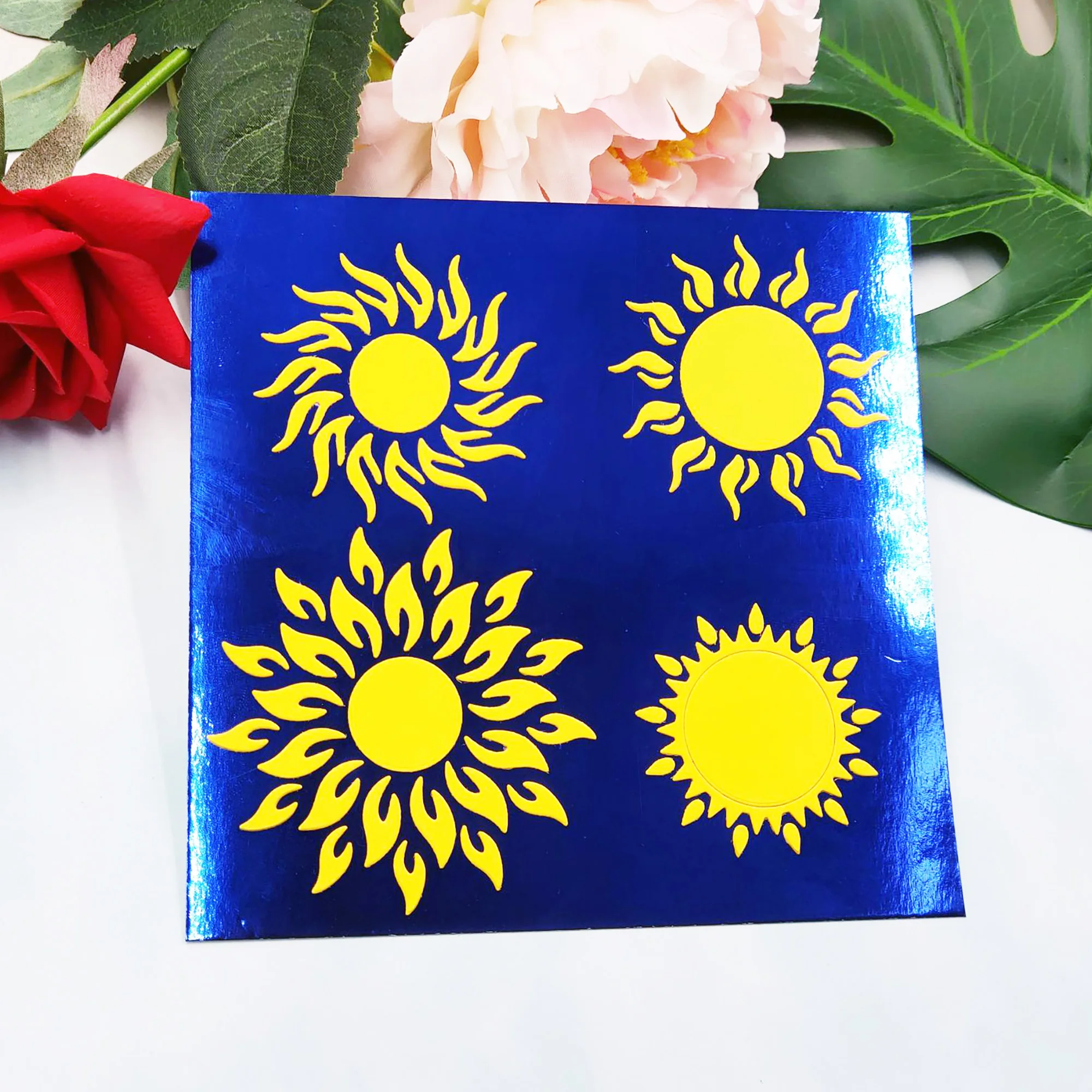 

4 шт., солнцезащитные штампы, солнцезащитные металлические формы, сделай сам, украшение для альбома, тиснение бумаги, резка, художественная п...