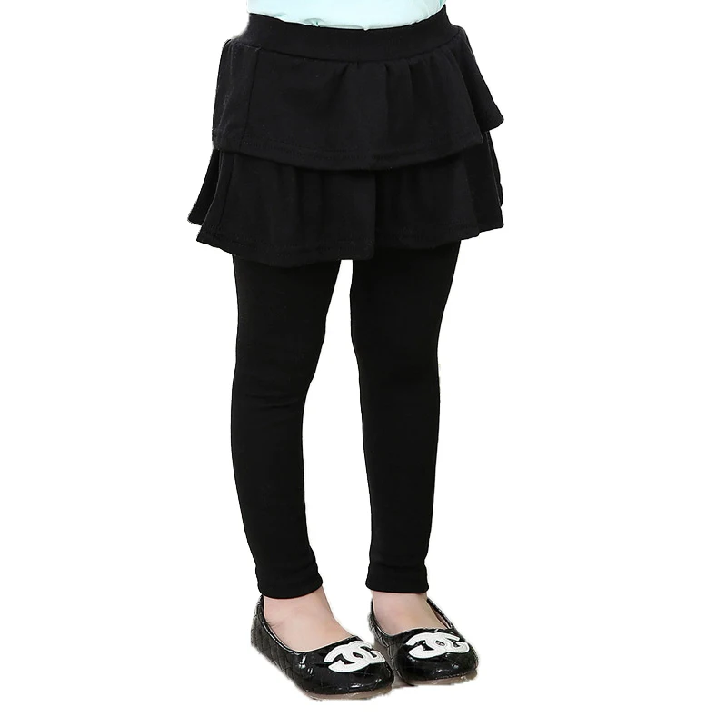 Новинки Девушки Брюки с юбкой Леггинсы Юбкой для девочек Детской Одежды Детские