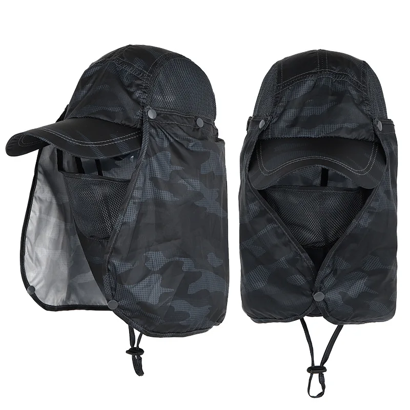 Кепка от солнца для мужчин и женщин уличная Защита УФ излучения рыбалки походов с