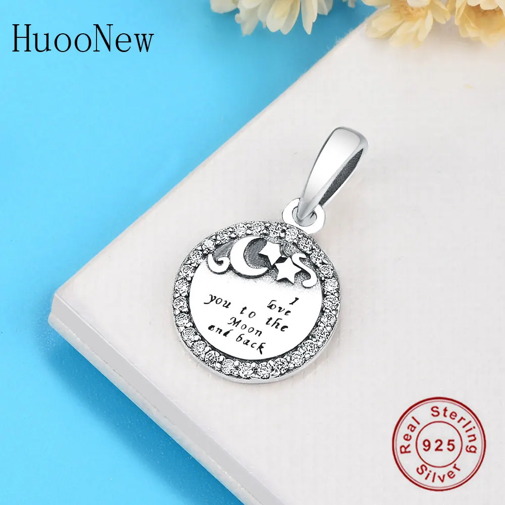 Подходят для оригинальных браслетов с подвесками Я люблю тебя до Луны | Украшения
