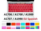 Чехол для клавиатуры A1706 A1989 A1707 A1990 с испанской раскладкой для Macbook New Pro 13 15 Touch Bar 2016 2018