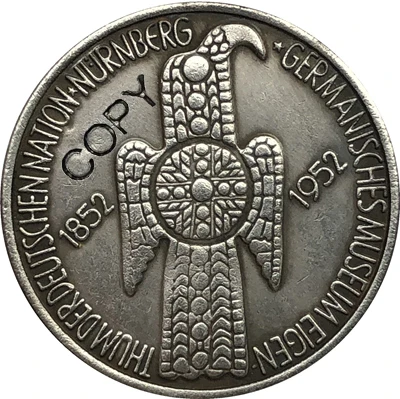 

Германия 1952 5 дем копия монеты 29 мм