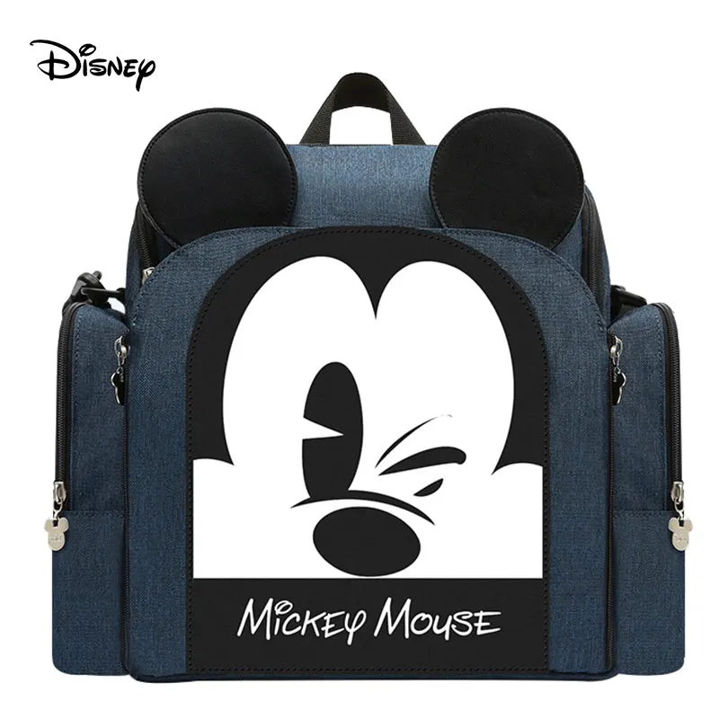 Сумка для подгузников disney, рюкзак, детские сумки для мам, мокрая сумка, модный органайзер для подгузников для мам и мам, сумка на стул с Микки и Минни - Цвет: BB0089