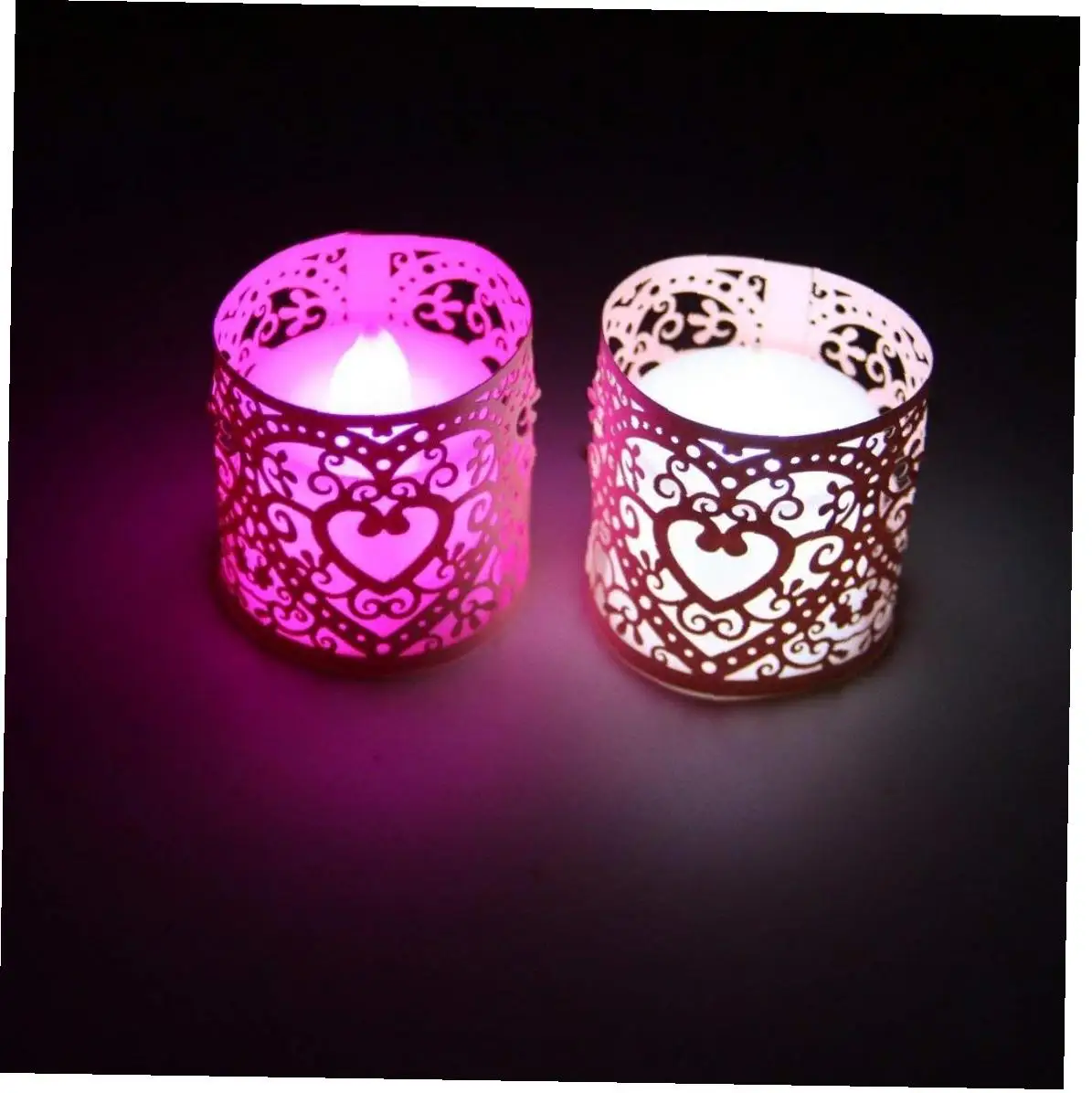 6 шт Свадебные Рождественские светодиодные Чайные подсвечники украшение стола 4x4