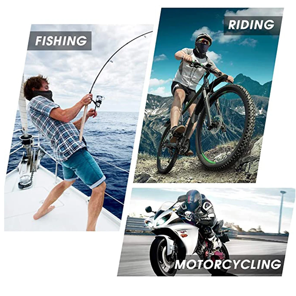 

WHEREISART Piano with Music Note Print Anti-spittle Seamless Neck Gaiter Unisex Headwear Magic Scarf Neck Face Cover Dustproof