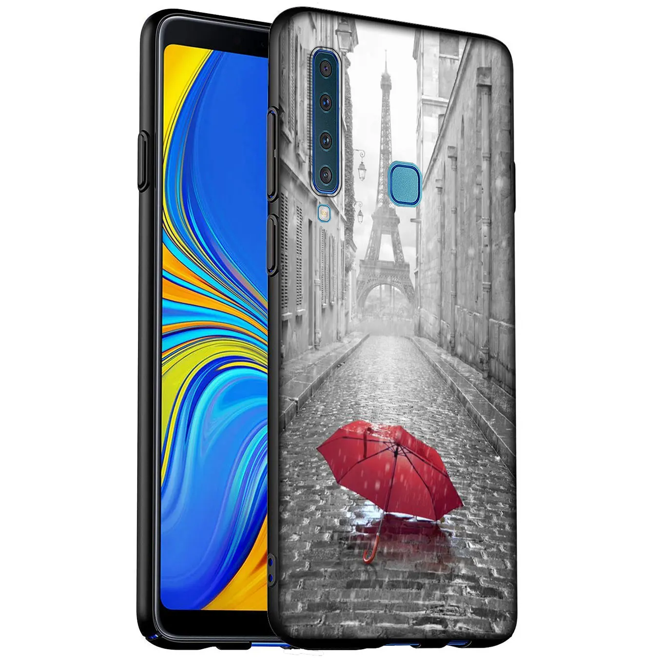 Франция Париж Эйфелева башня Мягкий силиконовый чехол для телефона Samsung Galaxy A6 A7 A8