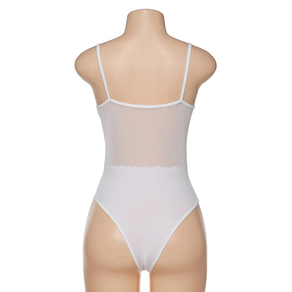 

Floral Lace Bodysuit Women Bandage Bodysuits Ladies 2020 Sexy Bodysuit Mesh Playsuit Jumpsuit Summer Overalls Clothing