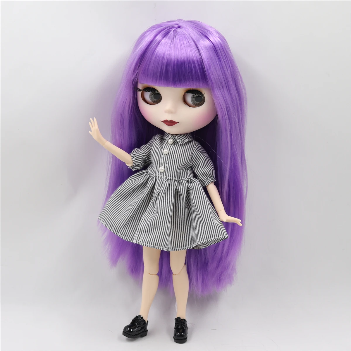 Кукла блайз ICY DBS 30 см 1/6 шарнирная игрушка фиолетовые волосы специальное