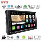 Мультимедийная магнитола ATOTO S8, мультимедийная стерео-система на Android 10,0, с 7-дюймовым дисплеем, GPS, Bluetooth, картой и сенсорным экраном, типоразмер 2 Din