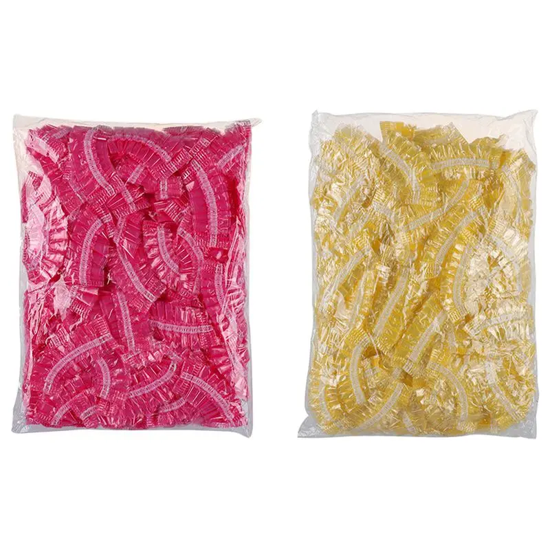 100 шт Одноразовые парикмахерские наушники для салона прозрачный чехол ушей