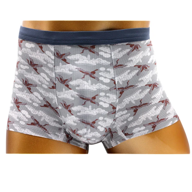 Мужское нижнее белье боксеры с цифровой печатью дышащие и удобные