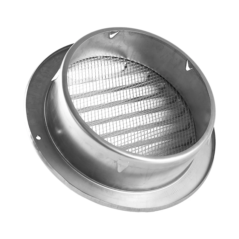 100/150mm Stainless Steel Wall Ceiling Air Vent Ducting Ventilation Exhaust Grille Cover Outlet Heating Cooling &amp Vents Cap |