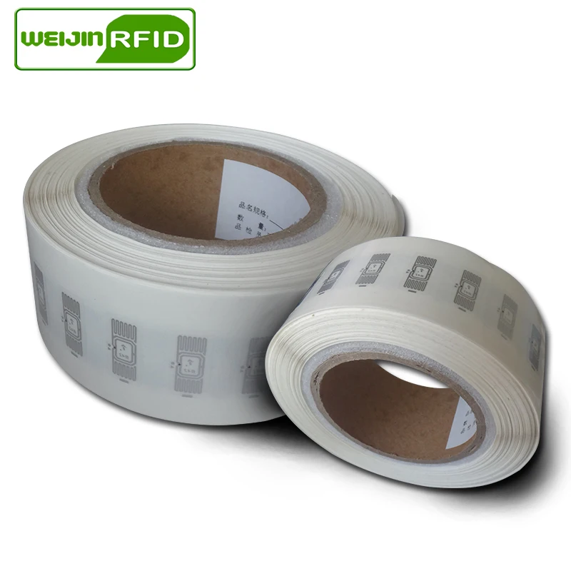 UHF RFID этикетка наклейка Impinj B42 EPC6C влажная инкрустация 915mhz868mhz860 960MHZ 3000 шт.