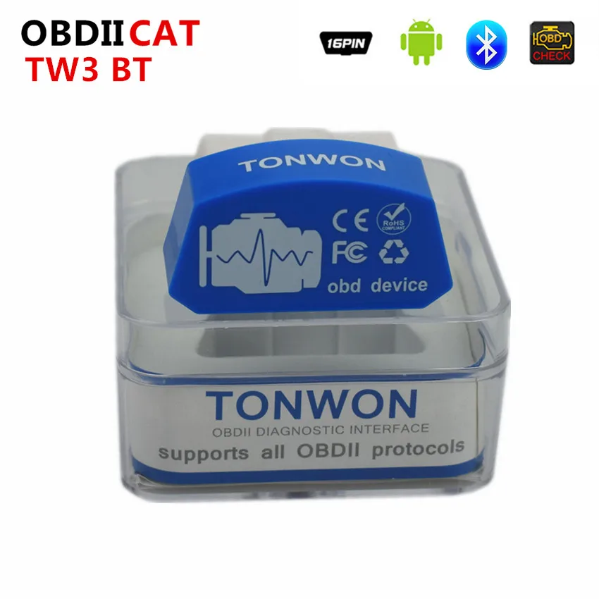 

50Pcs/Lot TONWON TW3 ICAR 3 Vgate iCar3 ELM327 BT3.0/4.0/WiFi Interface Car Diagnostic Scanner Tool IOS/Android ELM 327