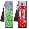 2Pcs DIY Diamond Painting Bookmark Special Shaped Drill Cartoon Animal Picture Tassel Book Marks Diamond Embroidery Crafts Gifts 5