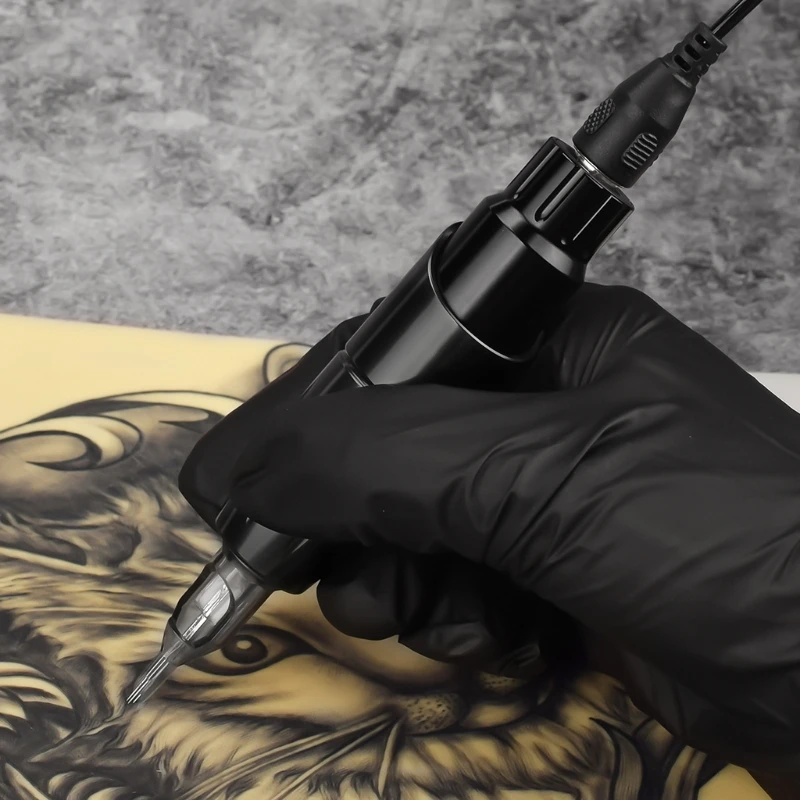 Q1QD Professional Rotary Tattoo Pen Machine Kit RCA Connection Permanent Makeup Cartridge Needle Tattoo Body Art