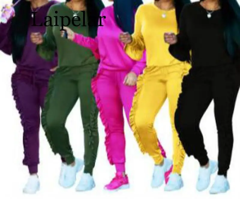 

Laipelar женский спортивный костюм, однотонный, с пэчворком, для ночных клубов, вечерние, осенне-зимний сезон, #39s, 2019