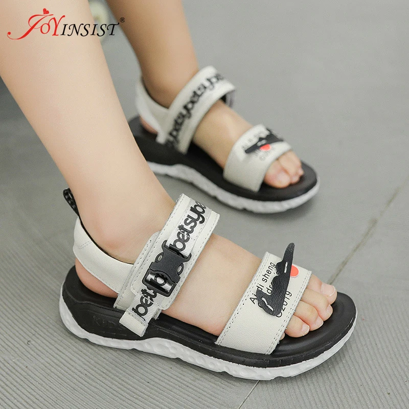 Детская обувь с закрытым носком из искусственной кожи нескользящая