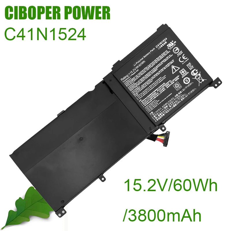 CP оригинальный аккумулятор C41N1524 15 2 в/60 Втч/3800 мАч для Zenbook Pro UX501VW UX501JW G501VW N501VW-2B N501VW