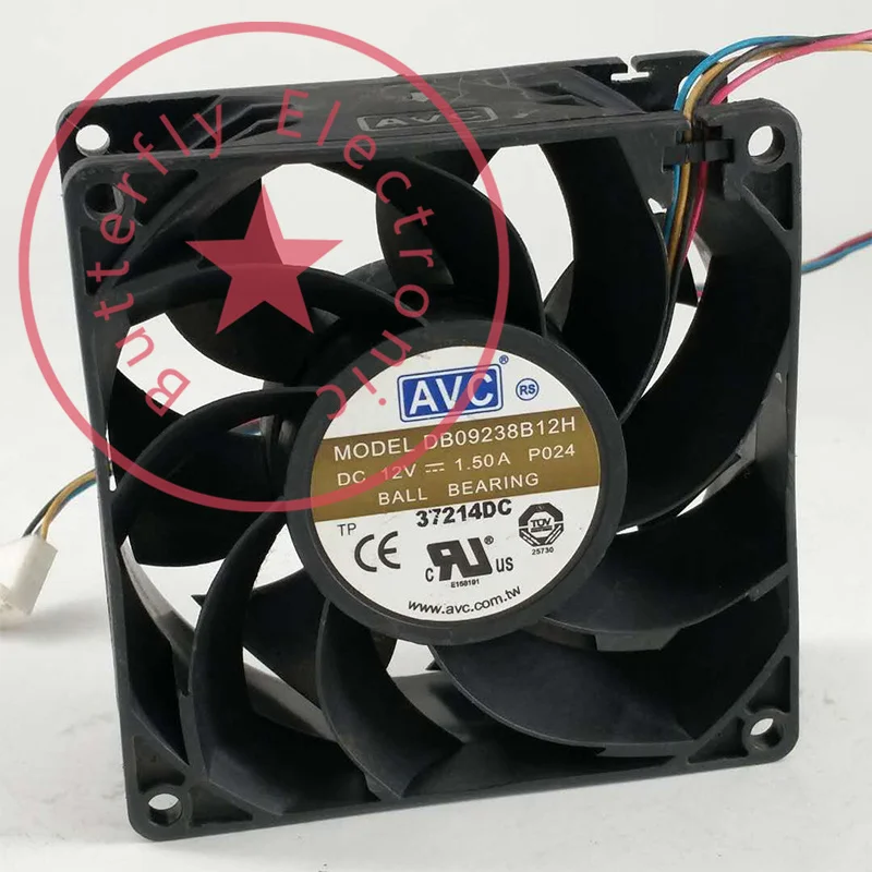 

Вентилятор охлаждения DB09238B12H, постоянный ток 12 В, 9038 А, 4 провода, для сервера, 9 см, 90*90*38 мм