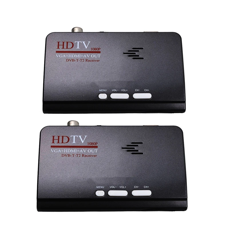 Smart Tv Box Us Plug 1080P Hd Dvb T2/T Hdmi Usb Vga Av тюнер приемник Цифровой