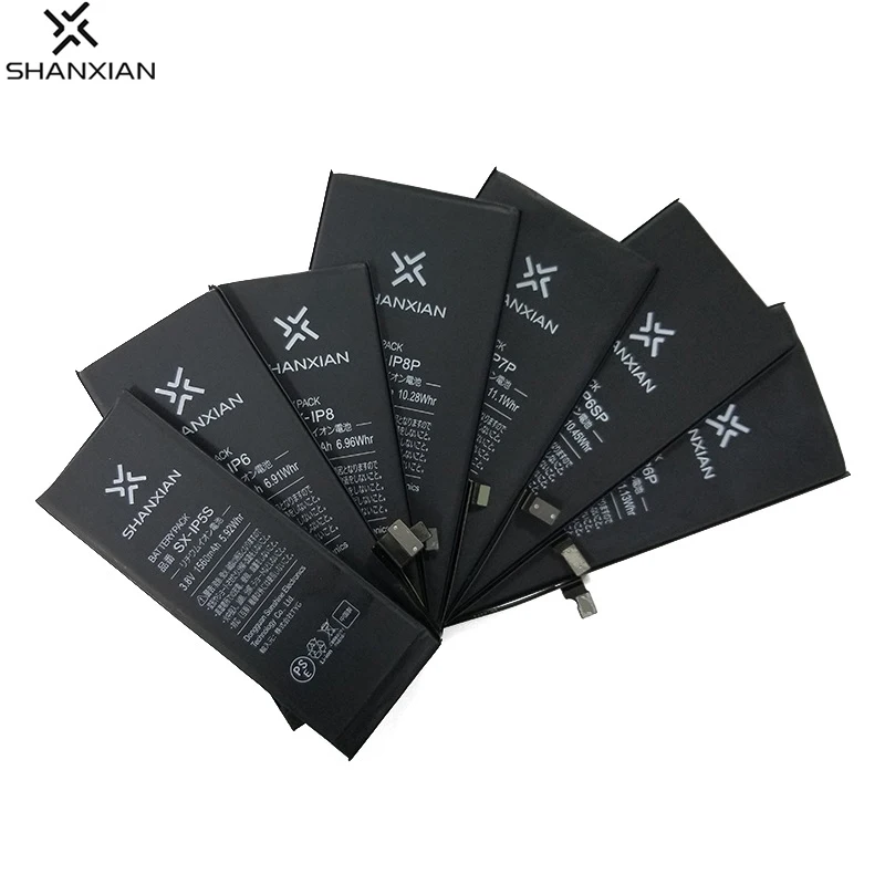 SHANXIAN аккумулятор премиум класса для iPhone 6 6S SE 7 8 с увеличенной емкостью, литиевый внутренний сменный аккумулятор 2200 мАч, бесплатный инструмент