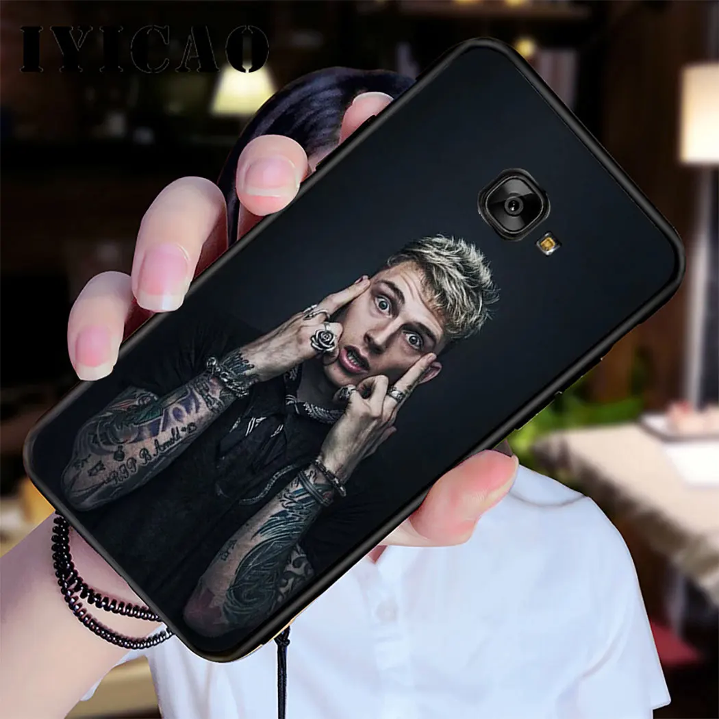 IYICAO Machine Gun Kelly MGK Soft Silicone Case for Samsung A3 A5 A6 Plus A7 A8 A9 J6 Phone Cover | Мобильные телефоны и