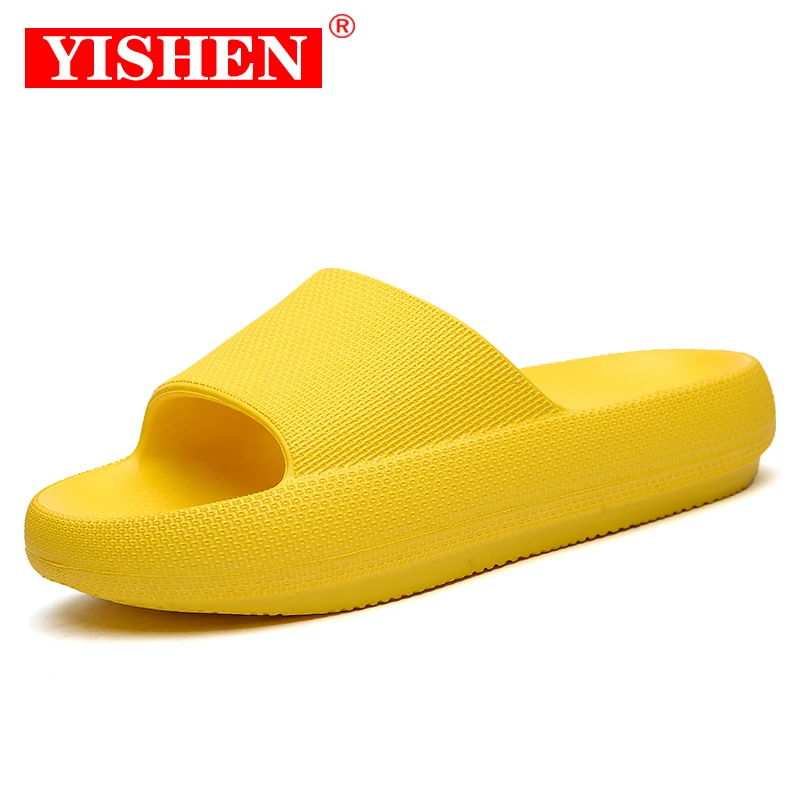

Шлепанцы YISHEN унисекс, на толстой платформе, Нескользящие, из ЭВА